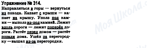 ГДЗ Російська мова 6 клас сторінка 314