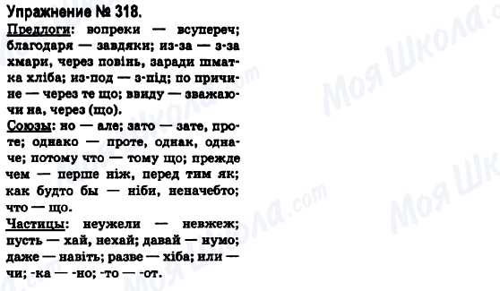 ГДЗ Русский язык 6 класс страница 318