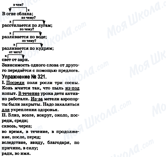 ГДЗ Російська мова 6 клас сторінка 321