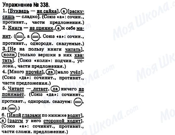 ГДЗ Російська мова 6 клас сторінка 338