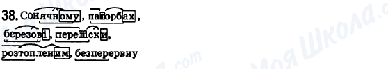 ГДЗ Українська мова 6 клас сторінка 38
