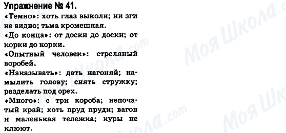 ГДЗ Російська мова 6 клас сторінка 41