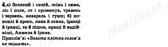 ГДЗ Українська мова 6 клас сторінка 4