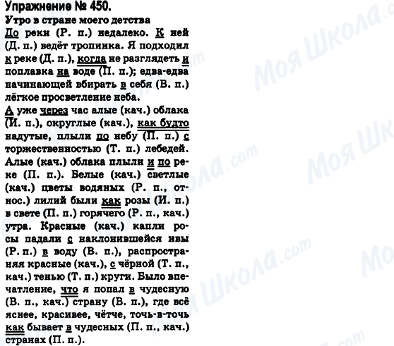 ГДЗ Російська мова 6 клас сторінка 450
