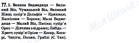 ГДЗ Українська мова 6 клас сторінка 77