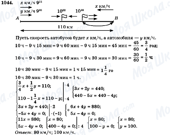 ГДЗ Алгебра 7 класс страница 1044