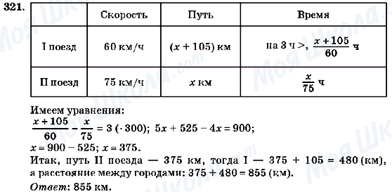 ГДЗ Алгебра 7 клас сторінка 321
