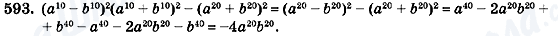 ГДЗ Алгебра 7 клас сторінка 593