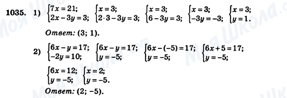 ГДЗ Алгебра 7 клас сторінка 1035