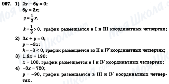 ГДЗ Алгебра 7 класс страница 997