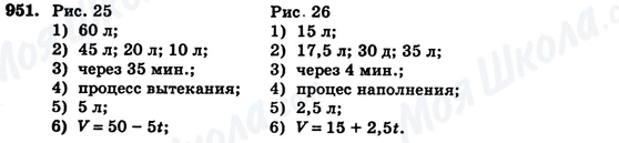 ГДЗ Алгебра 7 клас сторінка 951