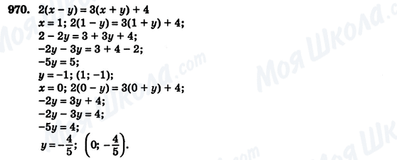 ГДЗ Алгебра 7 класс страница 970