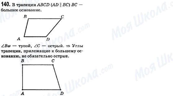 ГДЗ Геометрія 8 клас сторінка 140