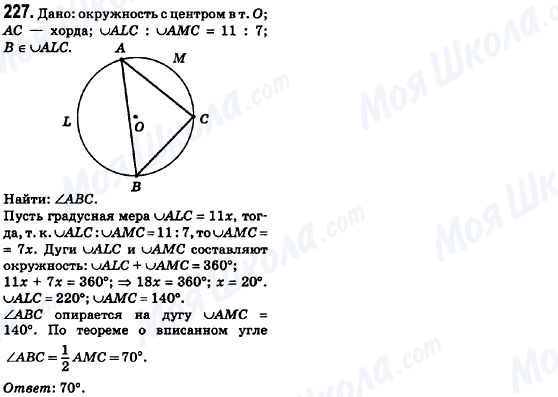 ГДЗ Геометрія 8 клас сторінка 227