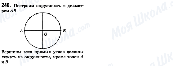 ГДЗ Геометрія 8 клас сторінка 240