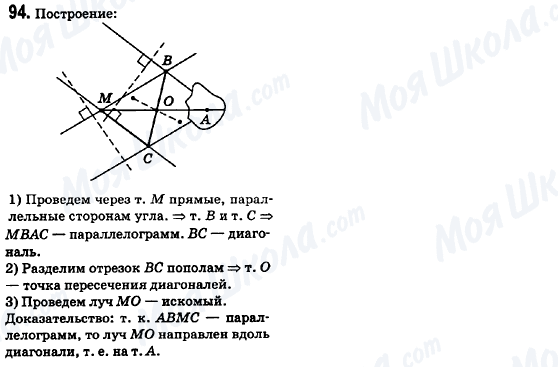 ГДЗ Геометрія 8 клас сторінка 94