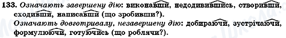 ГДЗ Українська мова 7 клас сторінка 133