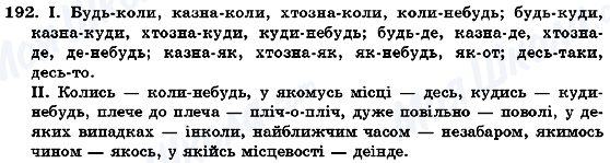 ГДЗ Укр мова 7 класс страница 192