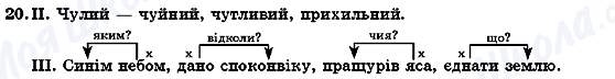 ГДЗ Укр мова 7 класс страница 20