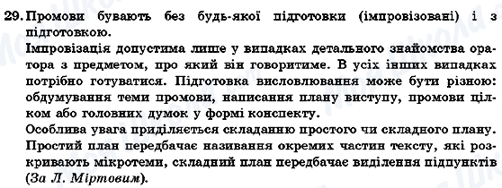 ГДЗ Українська мова 7 клас сторінка 29