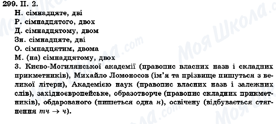 ГДЗ Укр мова 7 класс страница 299