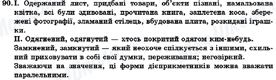 ГДЗ Українська мова 7 клас сторінка 90