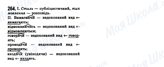 ГДЗ Українська мова 7 клас сторінка 264