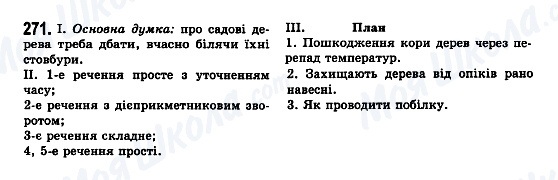 ГДЗ Українська мова 7 клас сторінка 271