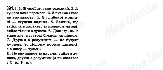 ГДЗ Українська мова 7 клас сторінка 391