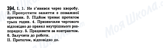 ГДЗ Укр мова 7 класс страница 394