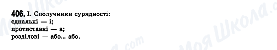 ГДЗ Українська мова 7 клас сторінка 406