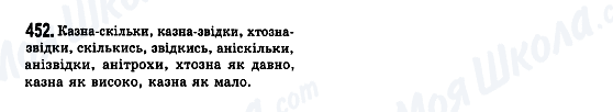 ГДЗ Укр мова 7 класс страница 452