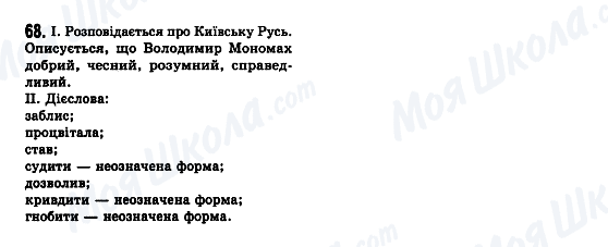 ГДЗ Українська мова 7 клас сторінка 68