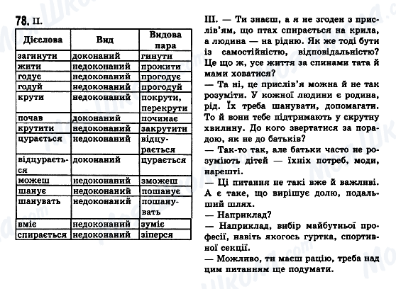 ГДЗ Українська мова 7 клас сторінка 78