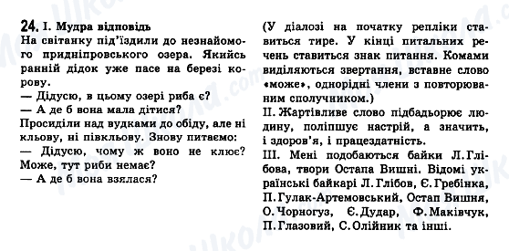 ГДЗ Укр мова 7 класс страница 24