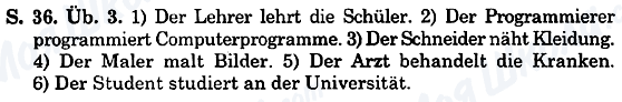 ГДЗ Немецкий язык 5 класс страница Cтр.36, упр.3