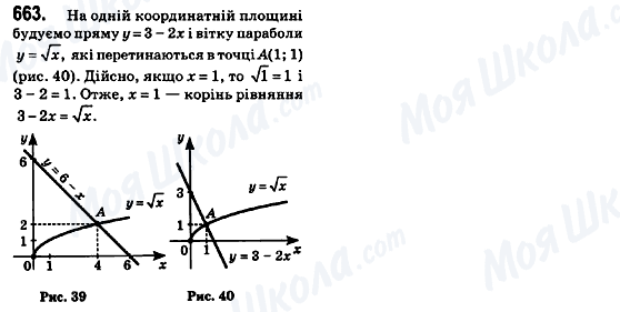 ГДЗ Алгебра 8 клас сторінка 663