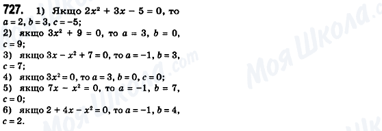 ГДЗ Алгебра 8 клас сторінка 727