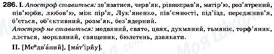ГДЗ Українська мова 9 клас сторінка 286