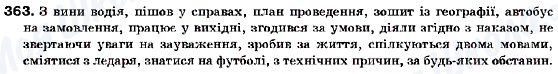 ГДЗ Українська мова 9 клас сторінка 363