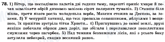 ГДЗ Українська мова 9 клас сторінка 78