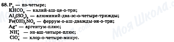 ГДЗ Хімія 7 клас сторінка 68