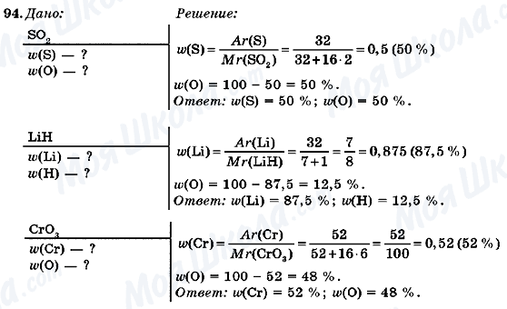 ГДЗ Химия 7 класс страница 94