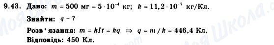 ГДЗ Фізика 9 клас сторінка 9.43