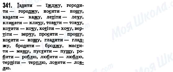ГДЗ Укр мова 5 класс страница 341