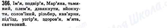 ГДЗ Українська мова 5 клас сторінка 366