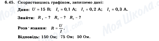 ГДЗ Физика 9 класс страница 6.45