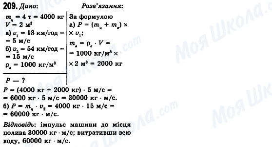 ГДЗ Фізика 10 клас сторінка 209