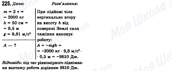 ГДЗ Физика 10 класс страница 225