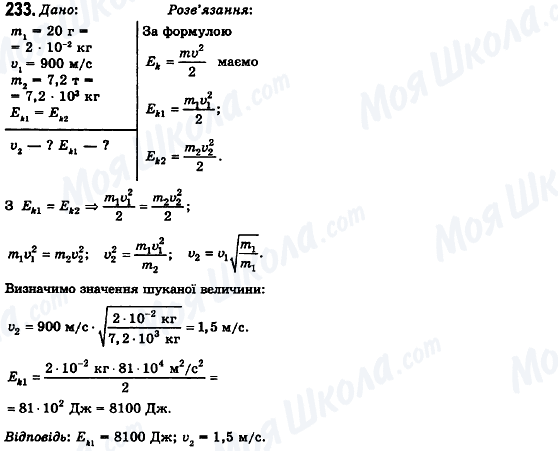 ГДЗ Физика 10 класс страница 233